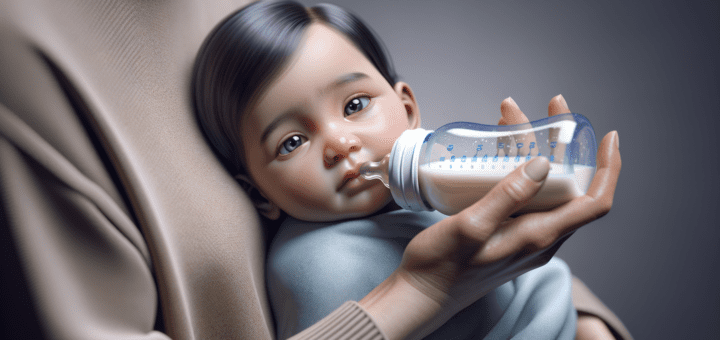 Baby calm while feeding from Bottle REAListic HD
